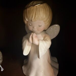Cream Angel Figurine